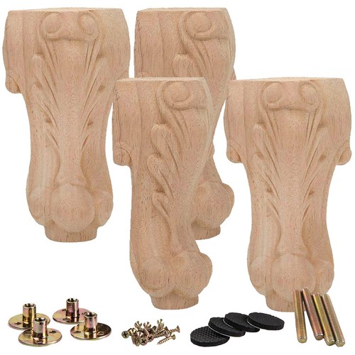 Wooden furniture legs inch - legs, 4