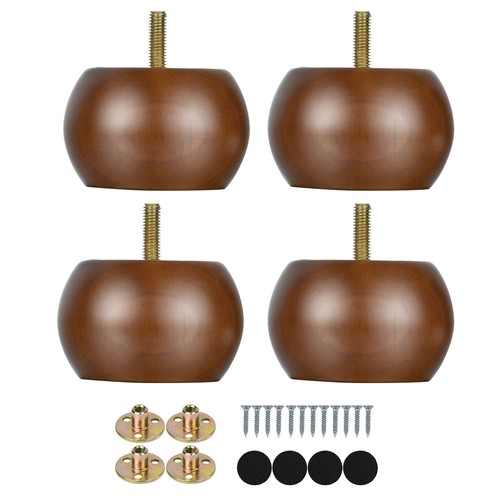 Inch bun furniture feet - bun,