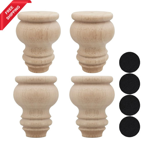 Sturdy tall solid wood - 3",