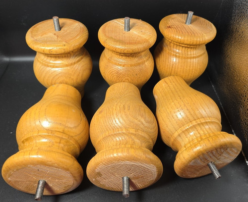 Light oak turned bun - light,