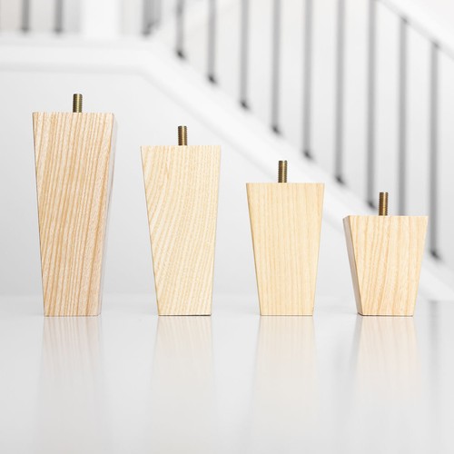 Square furniture legs - set, of